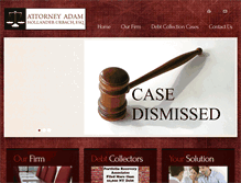 Tablet Screenshot of lacollectiondefenseattorney.com